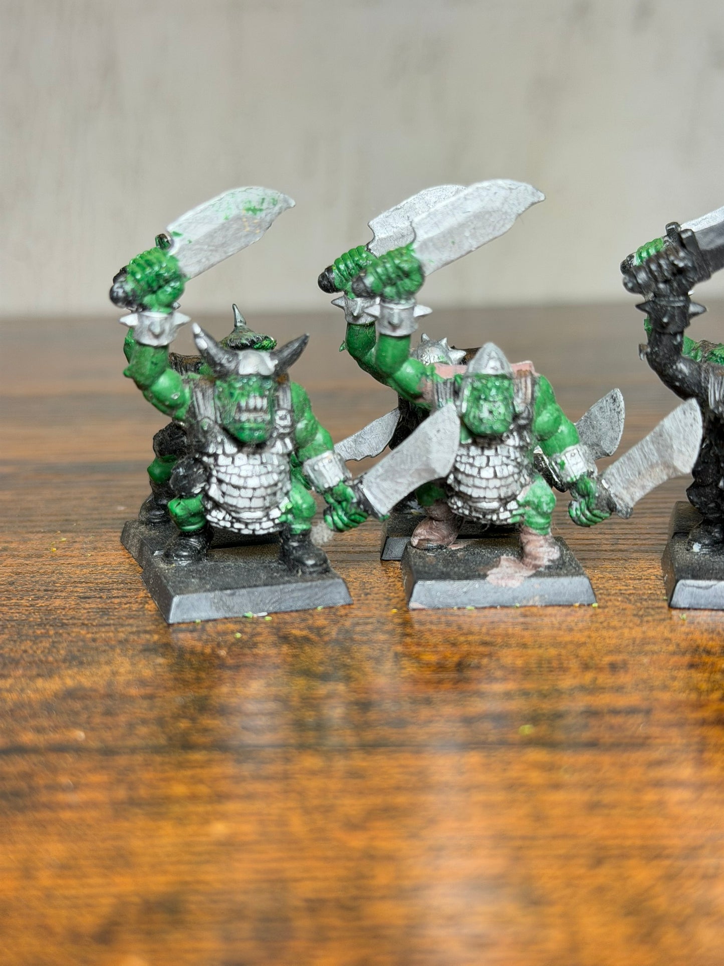 Warhammer Orks und Goblins Old World Ork Warriors Ork Krieger