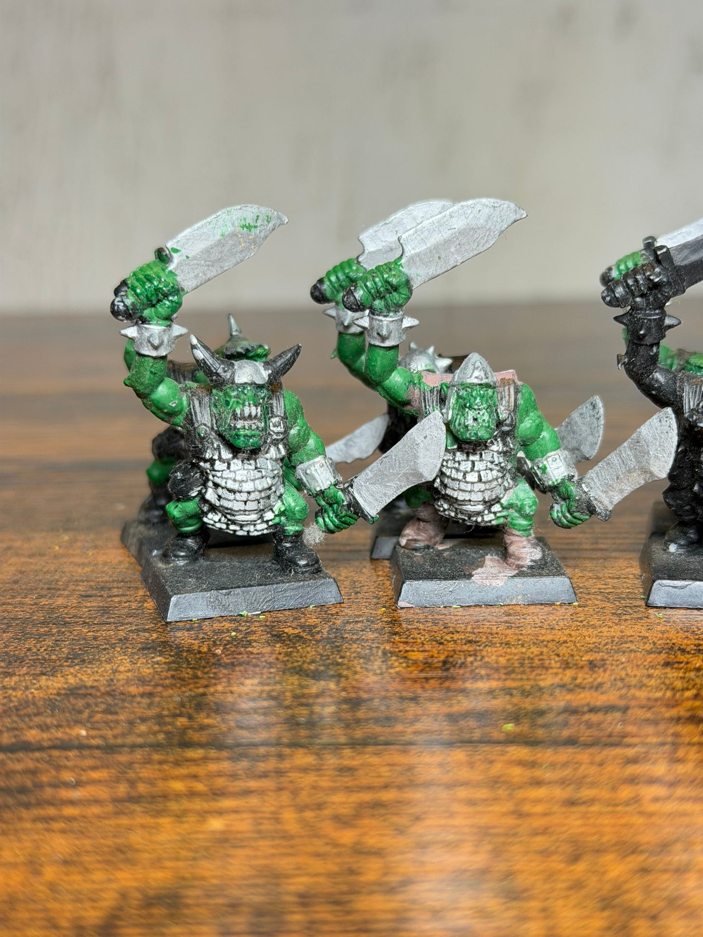 Warhammer Orks und Goblins Old World Ork Warriors Ork Krieger