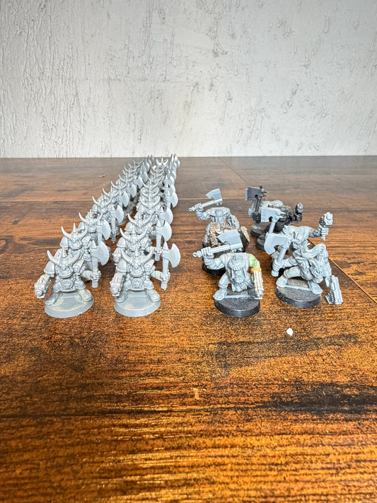 Games Workshop Warhammer 40k Goff Orks No Arms Ork Goffs Army Plastic