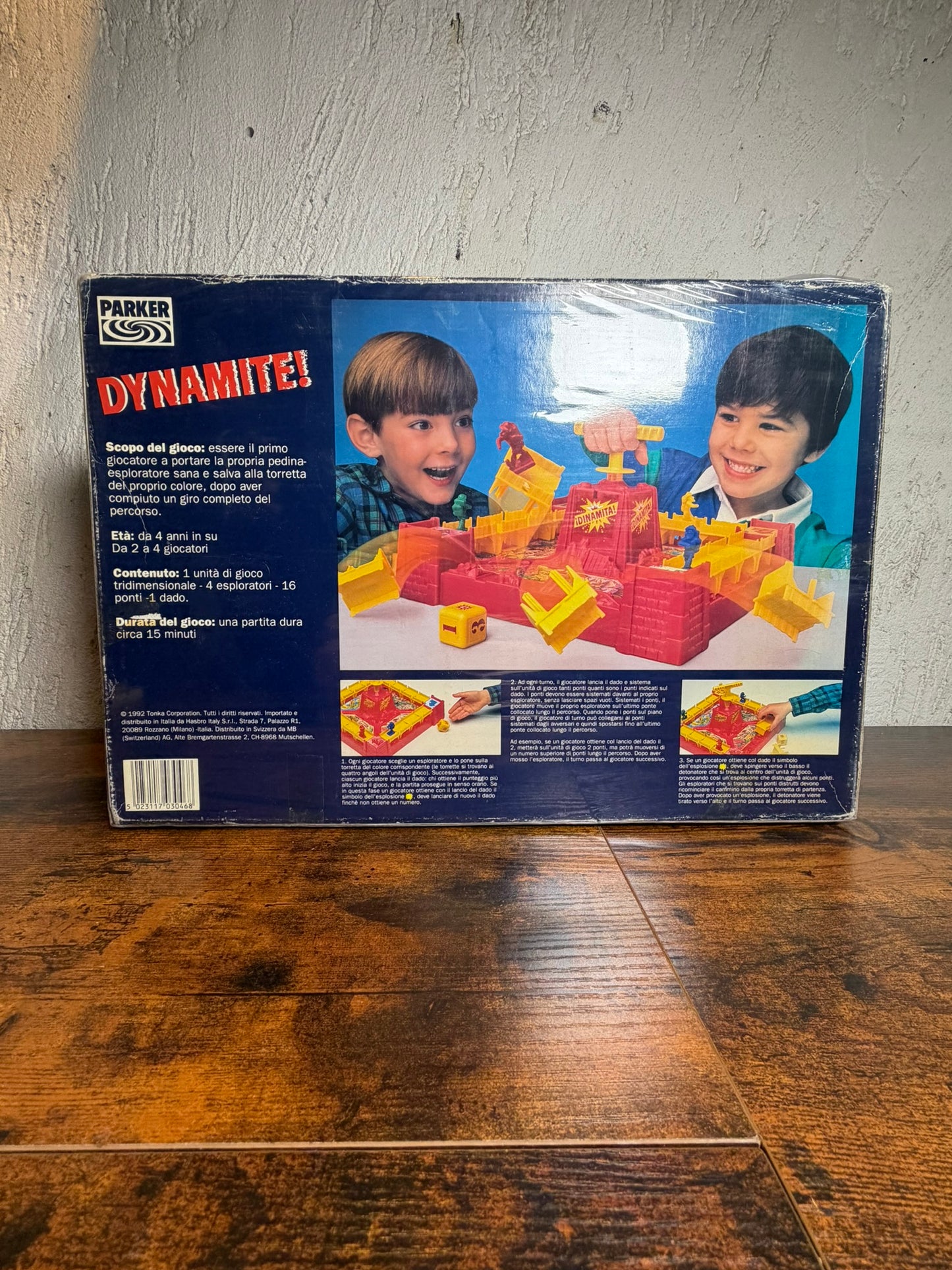 Dynamite Parker -Gioco Da Tavola Vintage Completo 1992
