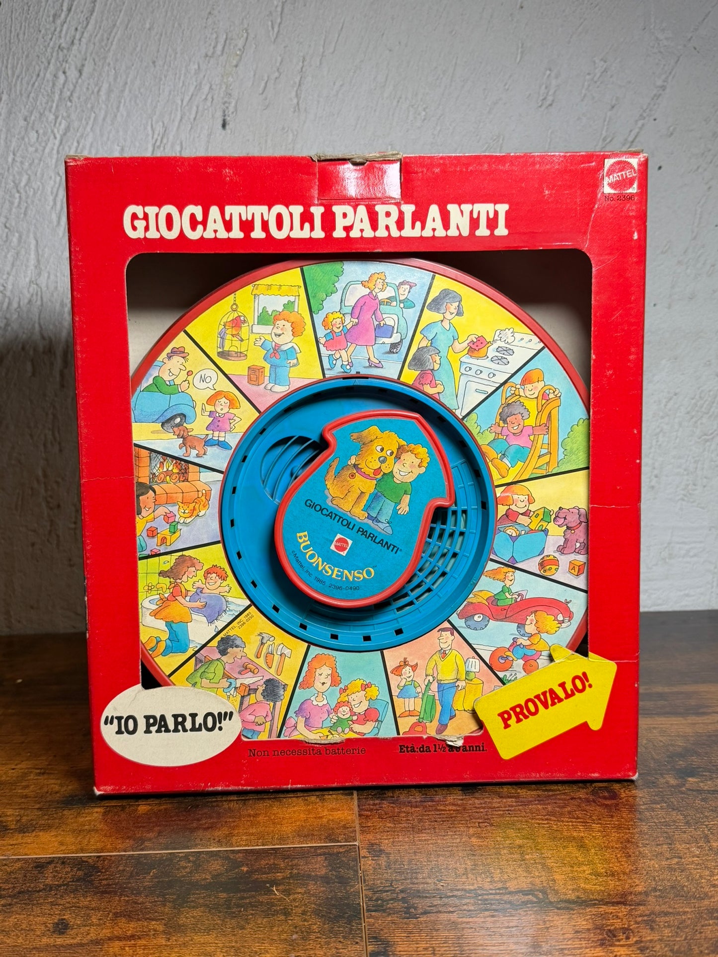 Mattel Prescolastici Giocattoli Parlanti BUONSENSO MIB, 1985 Made in Italy
