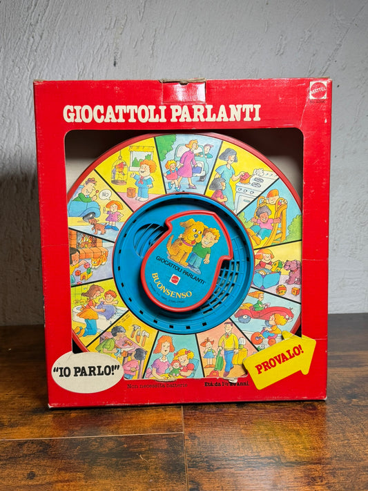 Mattel Prescolastici Giocattoli Parlanti BUONSENSO MIB, 1985 Made in Italy