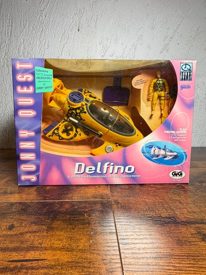 JONNY QUEST VINTAGE ACTION FIGURE DELFINO SOTTOMARINO PORPOISE 1996 GALOOB AF4