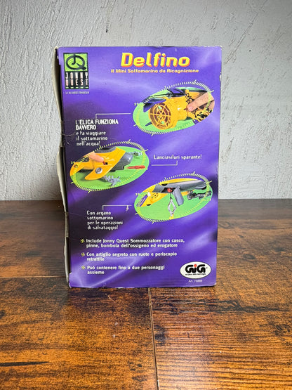 JONNY QUEST VINTAGE ACTION FIGURE DELFINO SOTTOMARINO PORPOISE 1996 GALOOB AF4