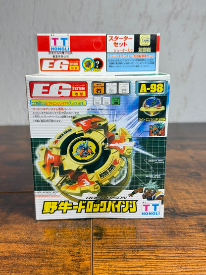Beyblade Rock Bison A-98 Deadstock TT-HONGLI