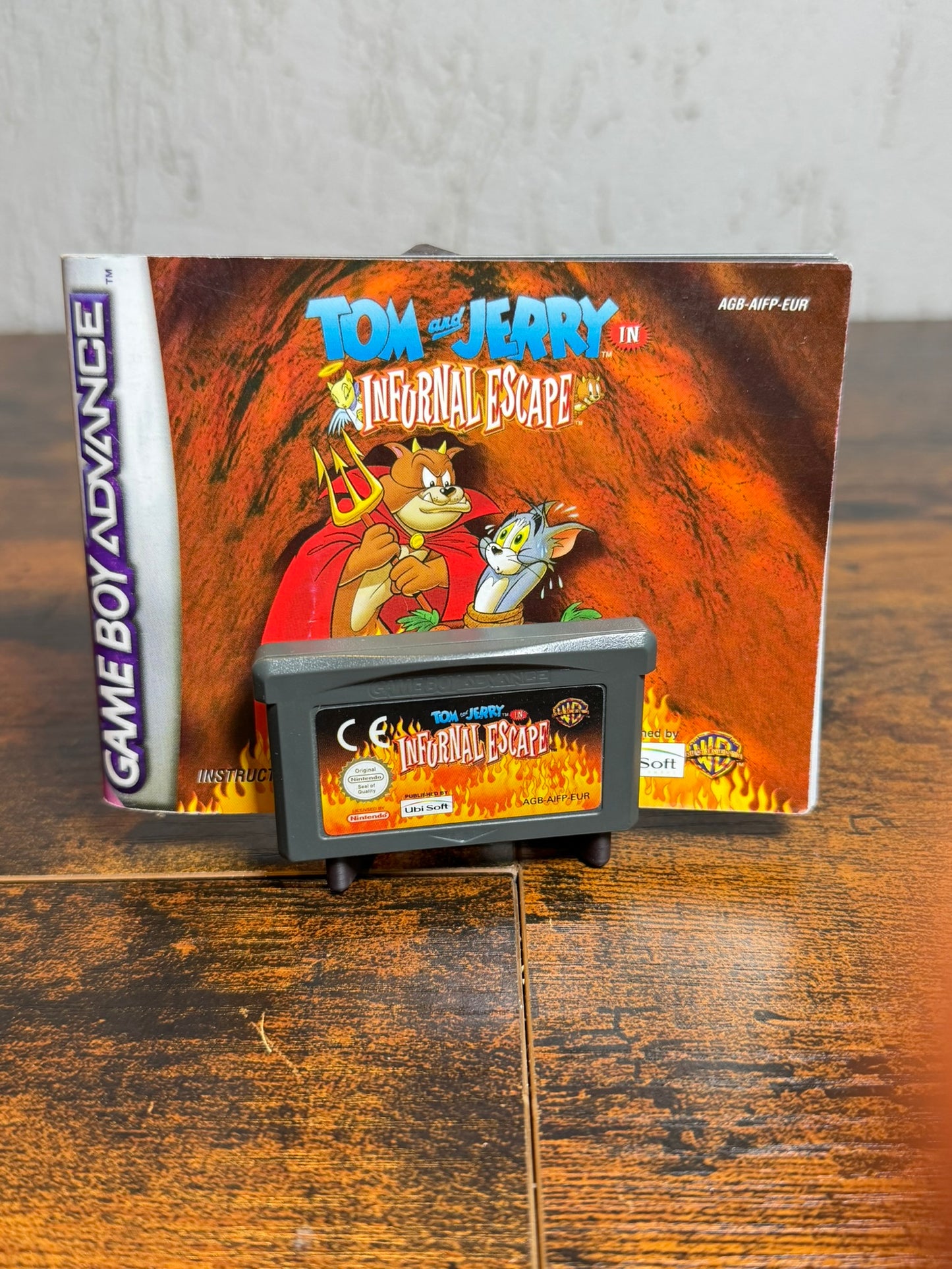 TOM E JERRY INFERNAL ESCAPE BGAME BOY ADVANCE CARTUCCIA E MANUALE