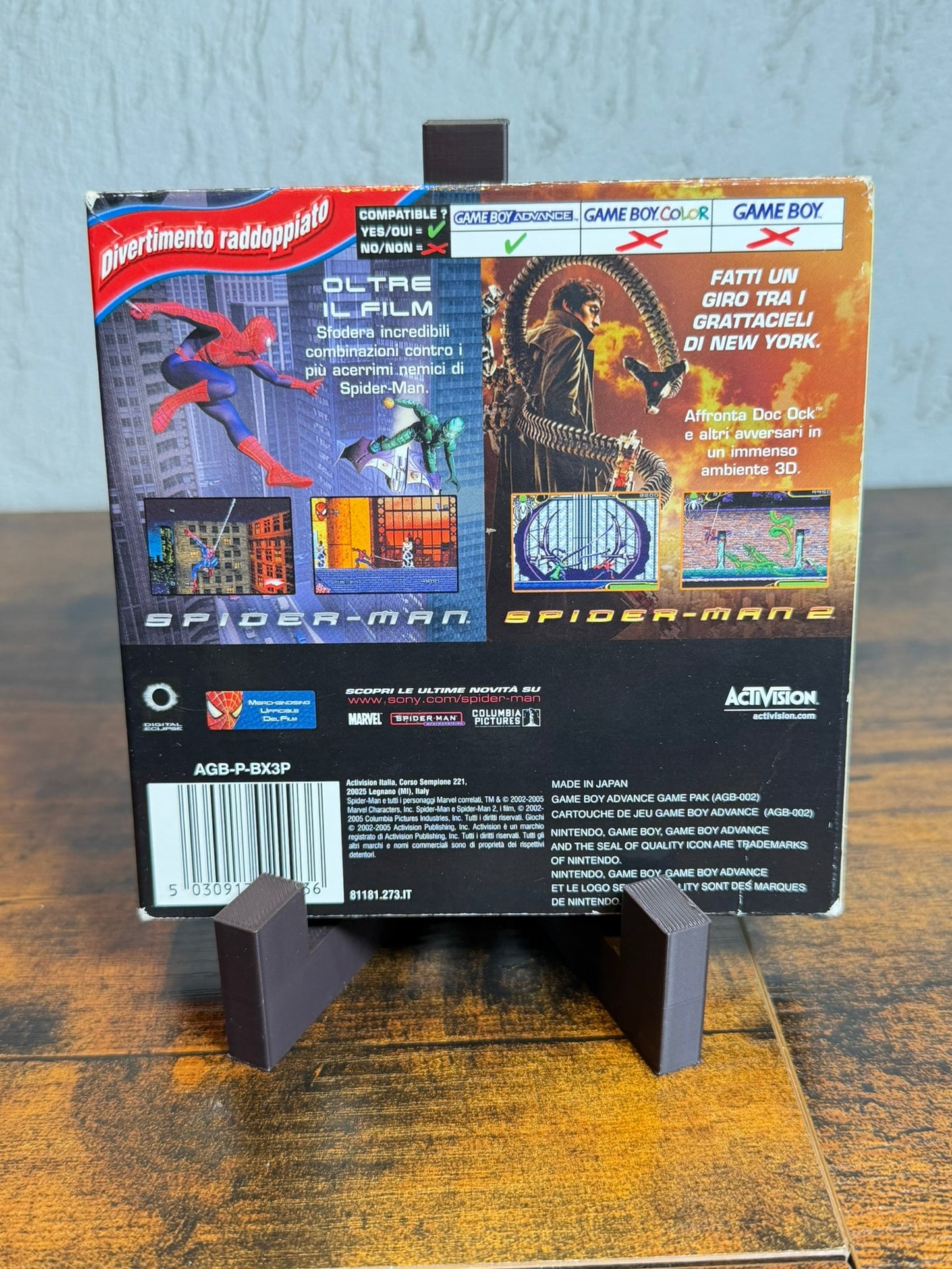 GAMEBOY ADVANCE SPIDER MAN 2 Giochi In Uno NINTENDO