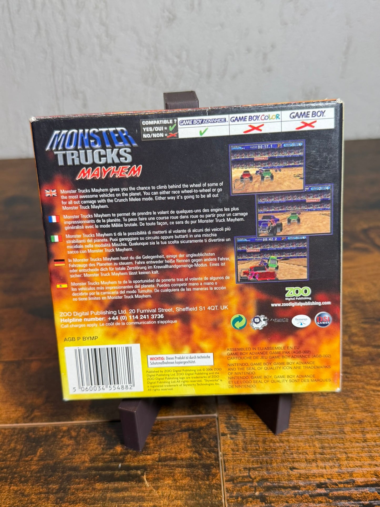 GAME BOY ADVANCE - MONSTER TRUCKS - NINTENDO