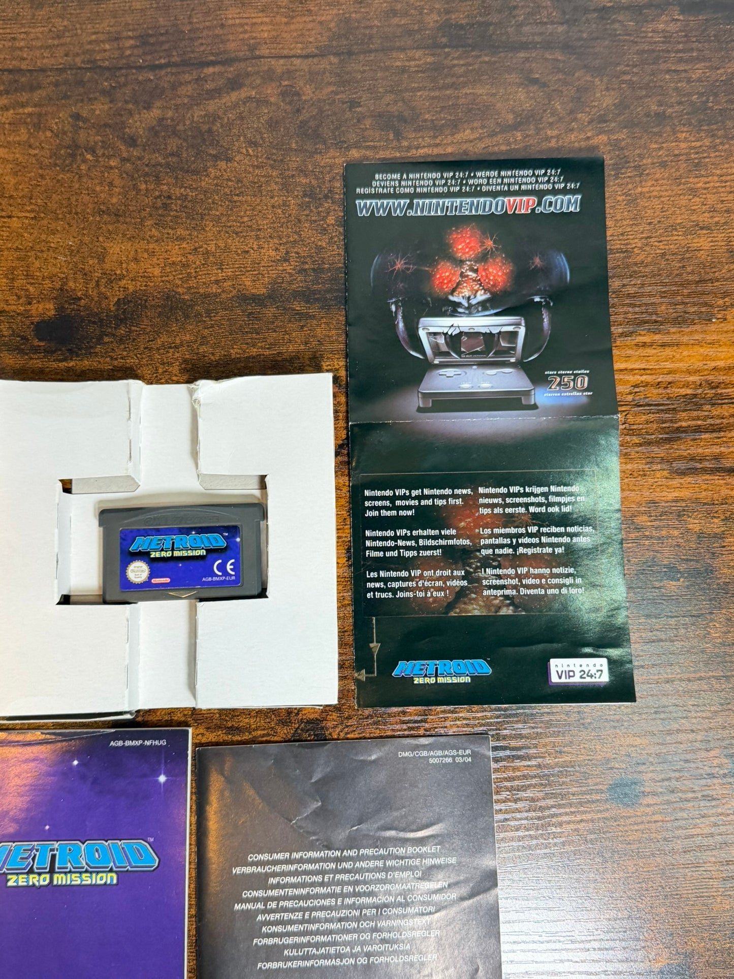 Metroid Zero Mission in confezione originale - Nintendo Game Boy Advance