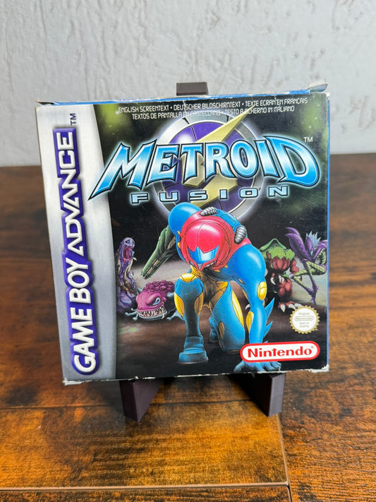 METROID FUSION NINTENDO GBA GAMEBOY ADVANCE COMPLETO PAL ITA EU