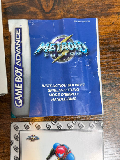 METROID FUSION NINTENDO GBA GAMEBOY ADVANCE COMPLETO PAL ITA EU