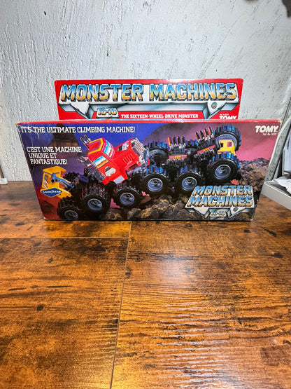 TOMY MONSTER MACHINES 16×16 TOMY 1986 non funzionante
