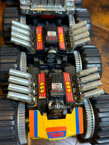 TOMY MONSTER MACHINES 16×16 TOMY 1986 non funzionante