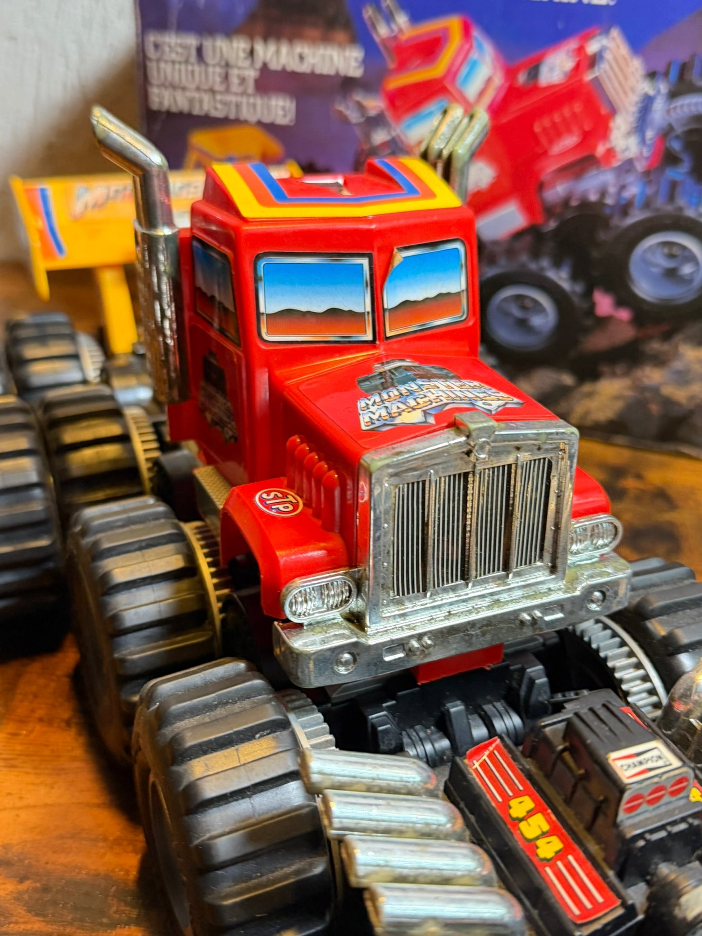 TOMY MONSTER MACHINES 16×16 TOMY 1986 non funzionante