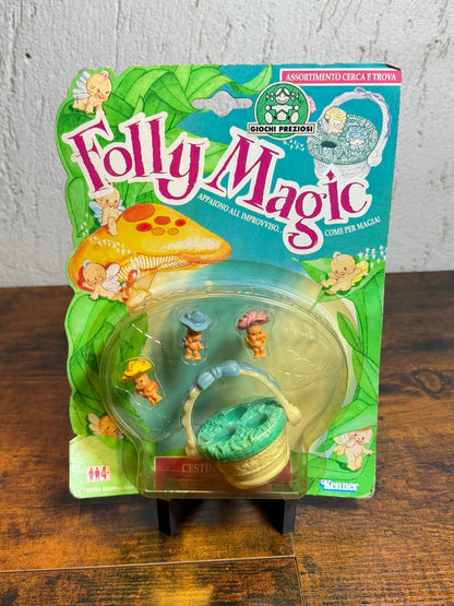 FOLLY MAGIC CESTINO DI FIORI GEMELLINI GIOCHI PREZIOSI KENNER 1994 NEW VINTAGE