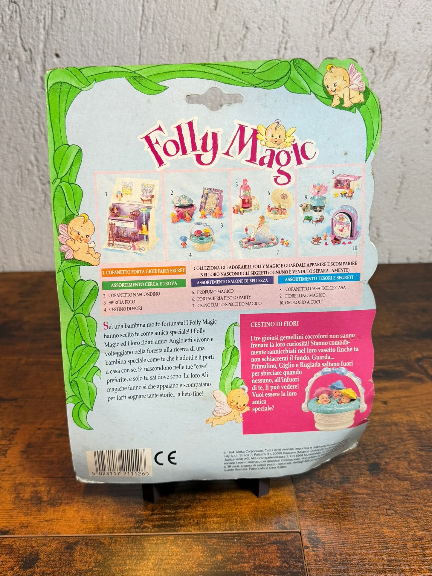 FOLLY MAGIC CESTINO DI FIORI GEMELLINI GIOCHI PREZIOSI KENNER 1994 NEW VINTAGE