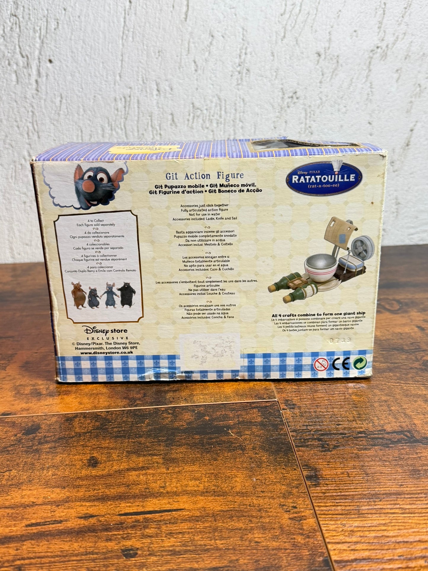 Esclusivo action figure Ratatouille Git Disney Store