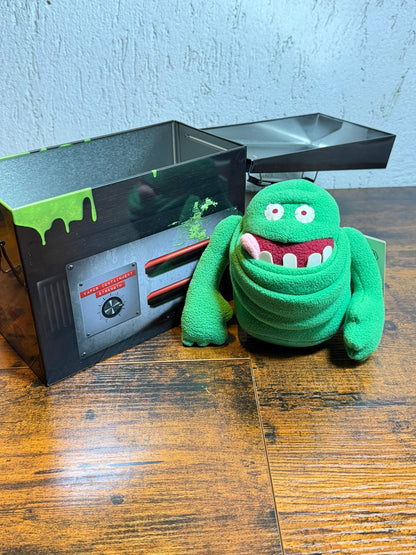 Nerd Block Ghostbusters Slimer Peluche e Trappola Latta