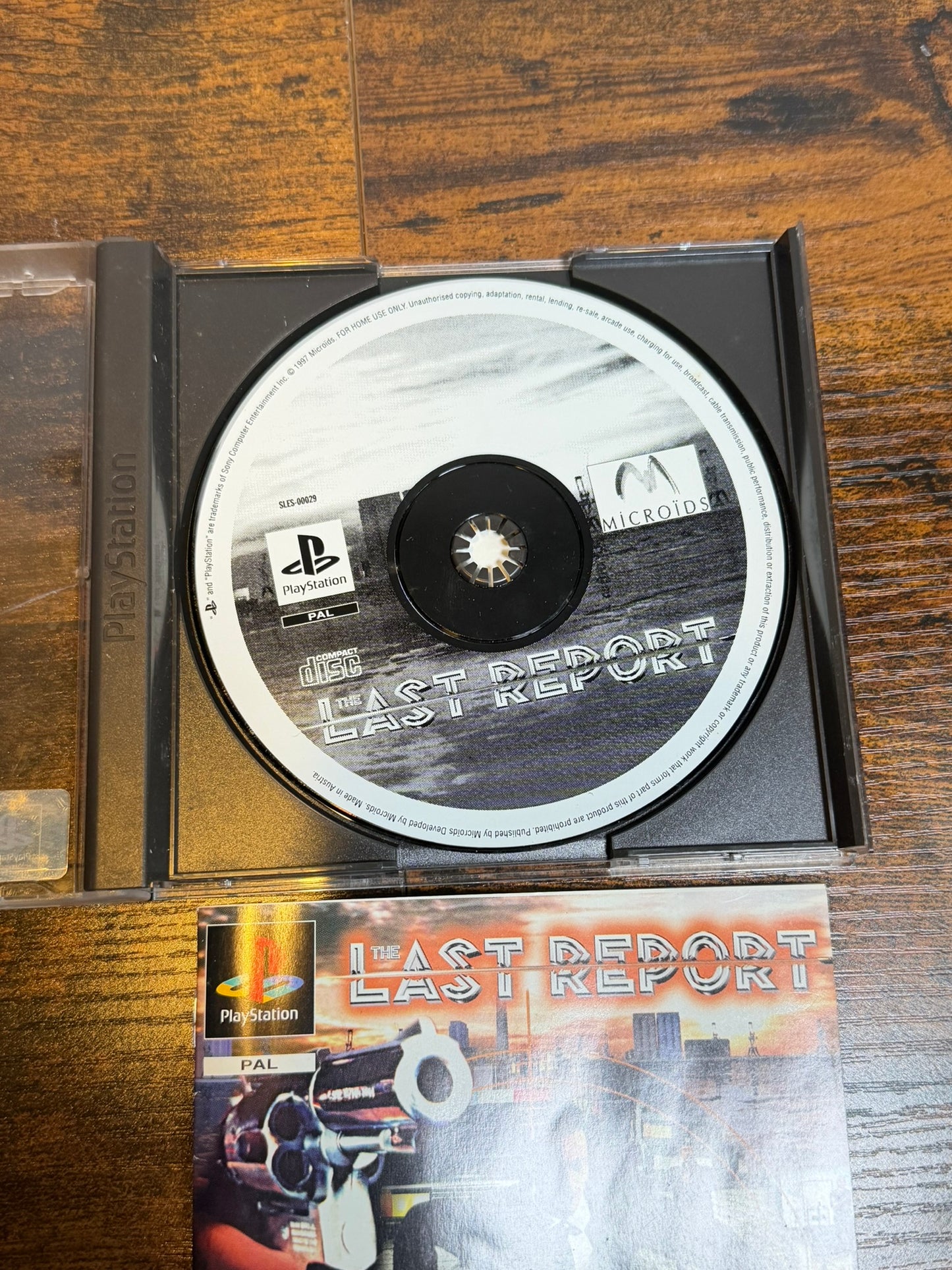 The Last Report - PLAYSTATION 1 Versione PAL PS1 (incompleto)