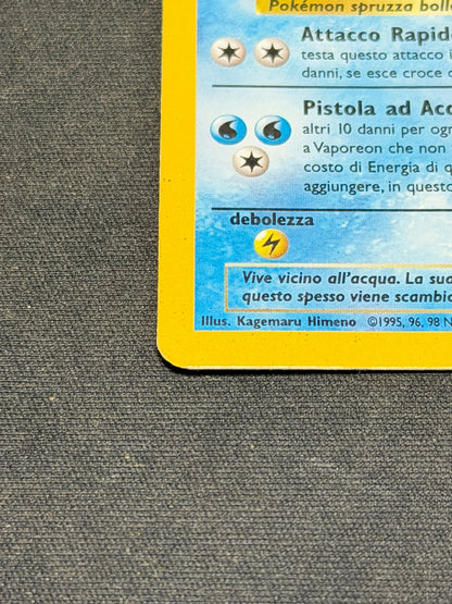 Pokemon Vaporeon 12/64 Rara Holo Jungle Ita poor