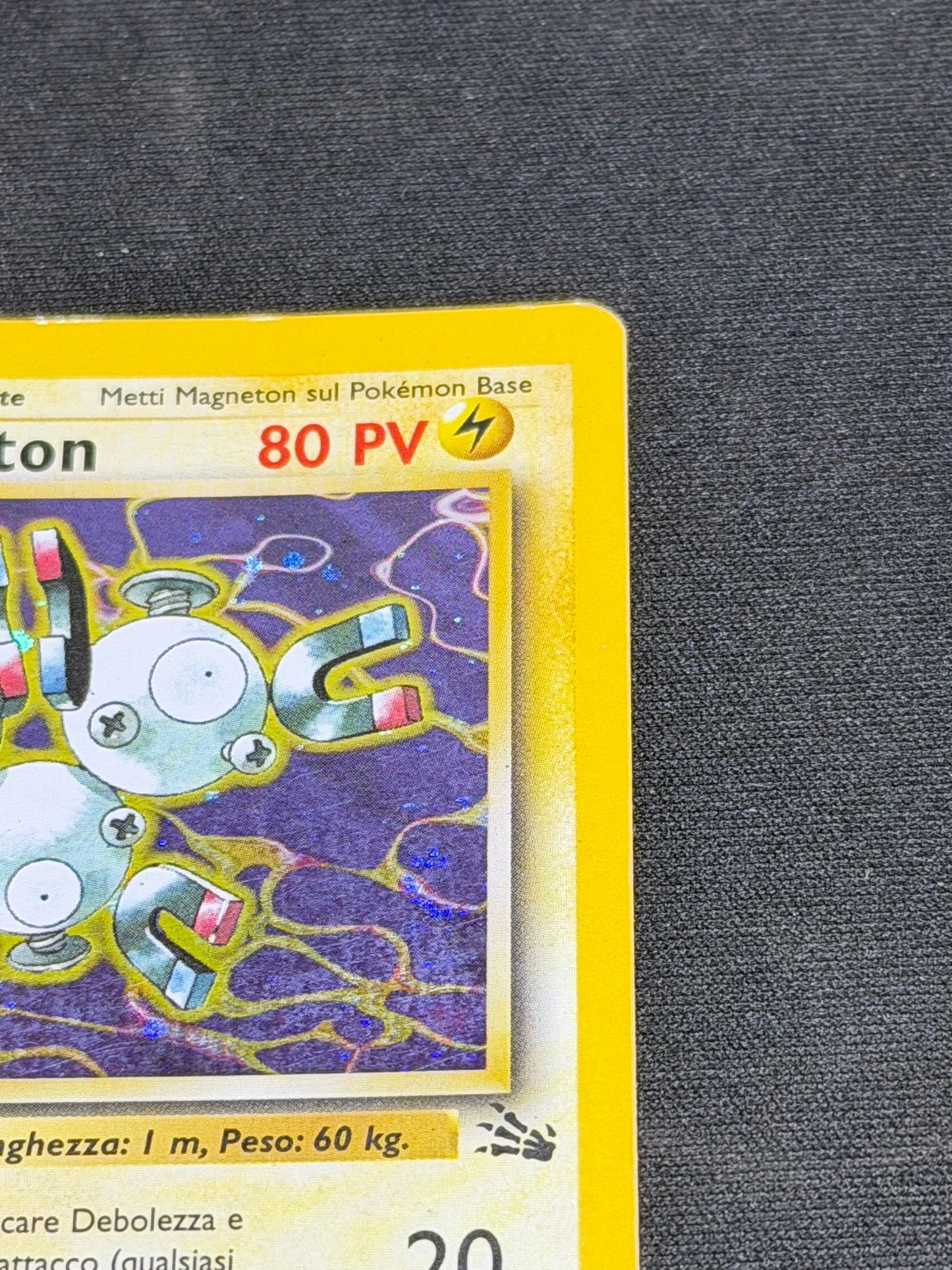 MAGNETON, Pokemon card Set Fossil Holo Prima Edizione 11/62 ITA LP