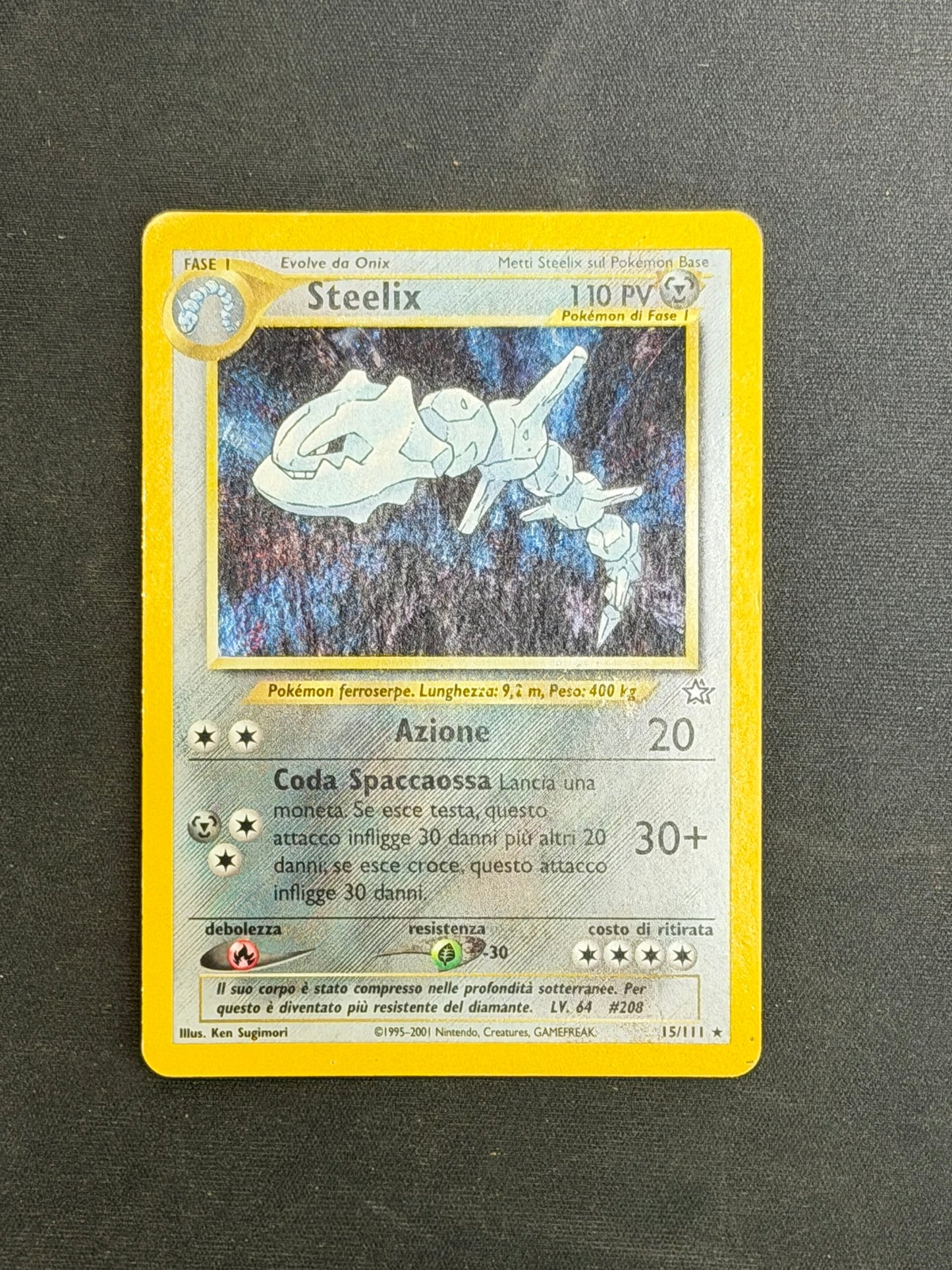 Pokemon Steelix Holo - Neo Genesis (15/111) ITA