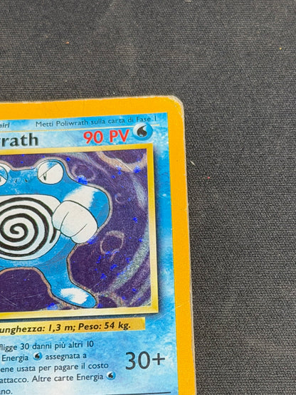 Poliwrath 13/102 Set Base Rara Holo ITA poor