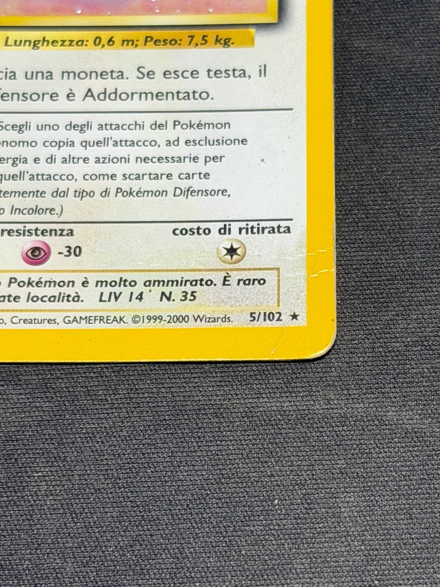 Clefairy set base 5/102 poor ita