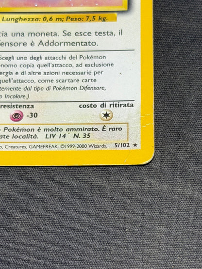 Clefairy set base 5/102 poor ita