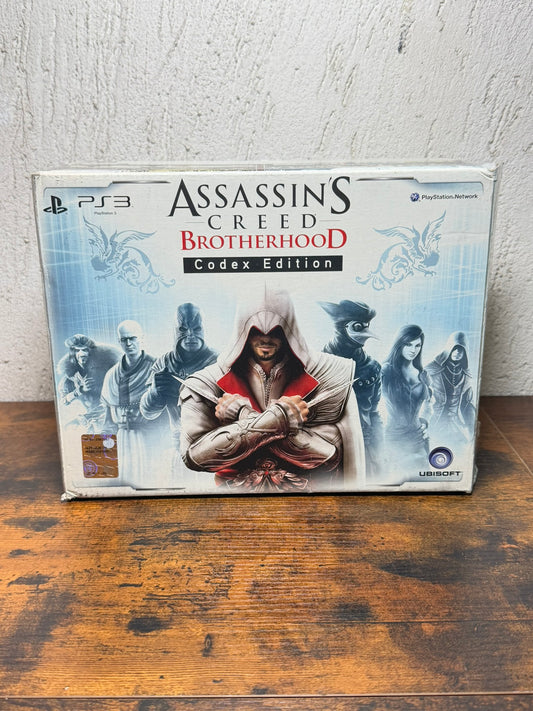 Assassin's Creed Brotherhood Codex Edition PS3 COMPLETA Carte Ottime Condizioni
