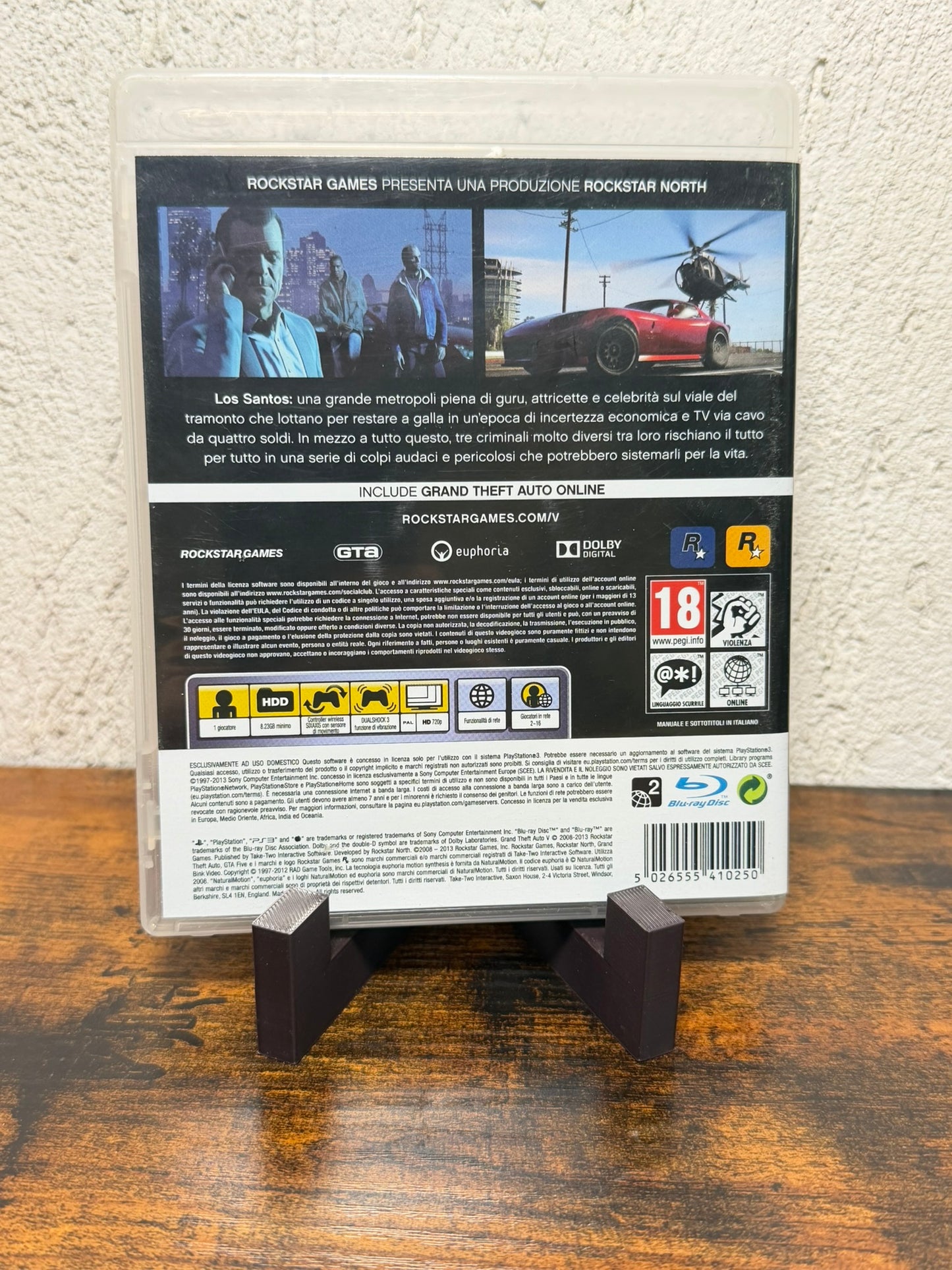 GTA 5 PS3 ITA Grand Theft Auto V PlayStaion 3 SONY Videogioco ITALIANO PAL