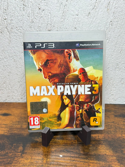 MAX PAYNE 3 PS3 PLAYSTATION 3 COMPLETO ITA