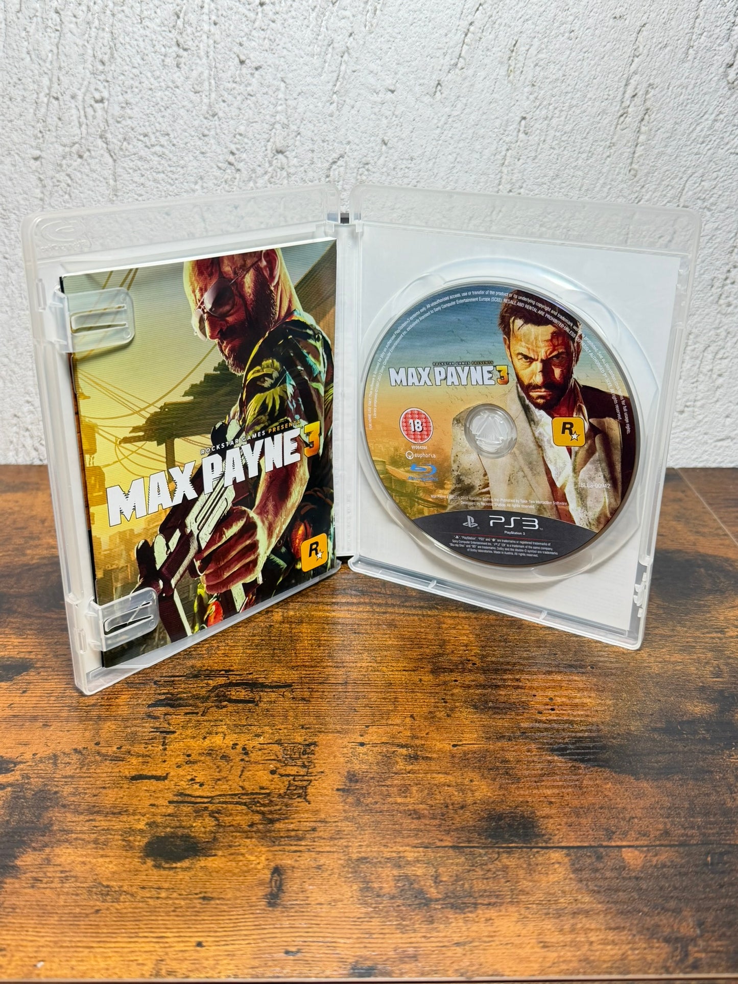 MAX PAYNE 3 PS3 PLAYSTATION 3 COMPLETO ITA