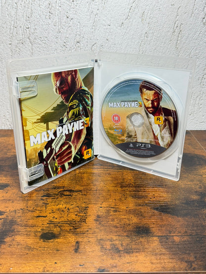 MAX PAYNE 3 PS3 PLAYSTATION 3 COMPLETO ITA