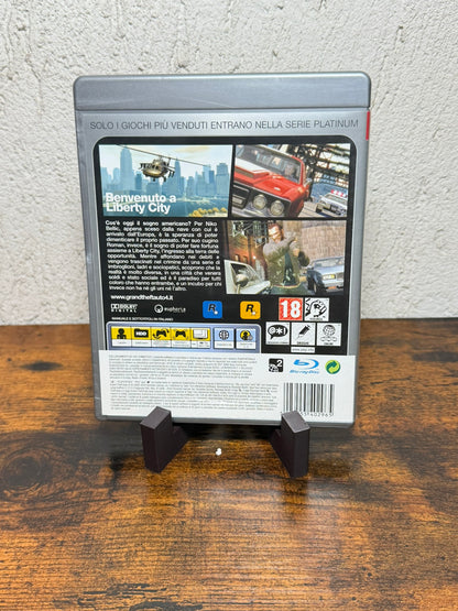 GRAND THEFT AUTO IV GTA 4 PS3 Platinum ITA Completo Mappa Guida PAL Disco Ottimo