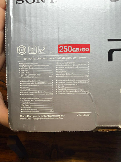 Playstation 3 Ps3 250GB Boxed Scatolata Pal Ita CECH-2004B no hdmi