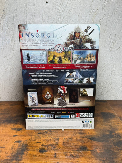 Assassin's Creed III - Freedom Edition (Sony PlayStation 3, 2012)