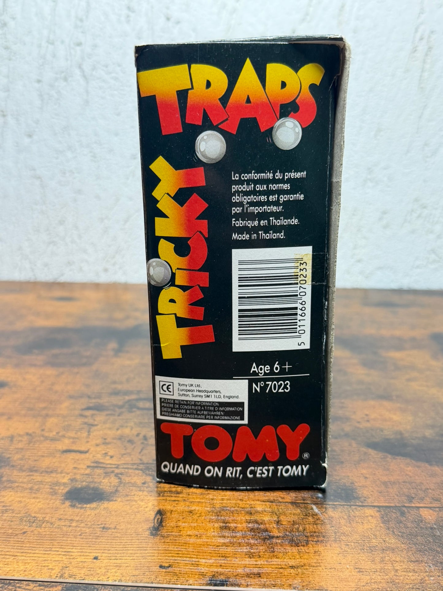 Tomy Tricky Traps con Scatola Giocattolo vintage anni 90 funzionante Ottimo