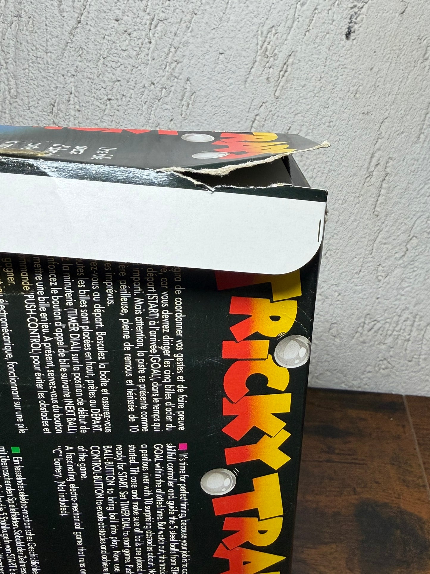 Tomy Tricky Traps con Scatola Giocattolo vintage anni 90 funzionante Ottimo