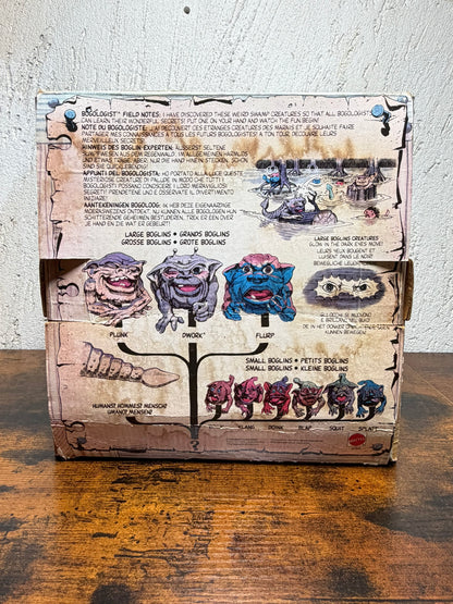 Boglins PLUNK pupazzo di gomma in scatola Mattel 1987 in scatola con segni