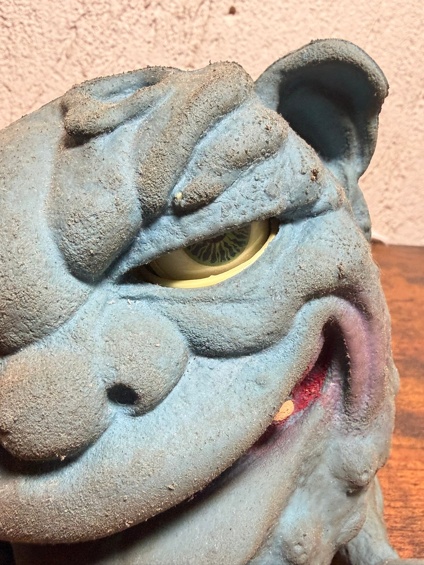 Boglins PLUNK pupazzo di gomma in scatola Mattel 1987 in scatola con segni