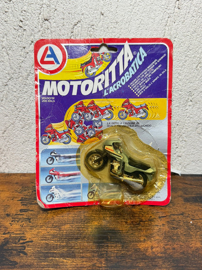 MOTORITTA L'ACROBATICA JAPANESE DESIGN MADE IN HONG KONG NEW SEALED ANNI 80