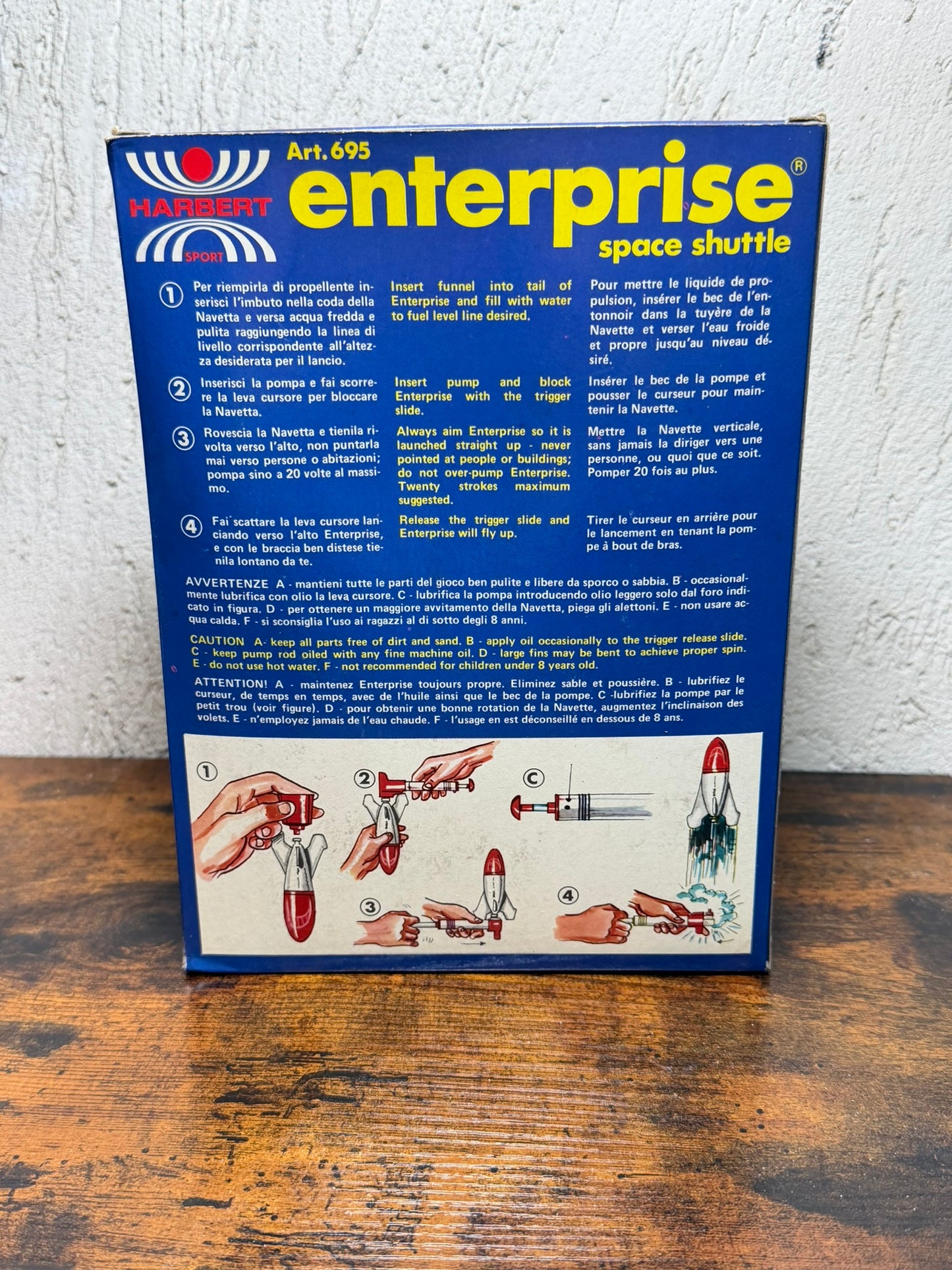 ENTERPRISE NAVETTA SPAZIALE NASA HARBERT SPORT PROPULSIONE ART.695 NUOVO