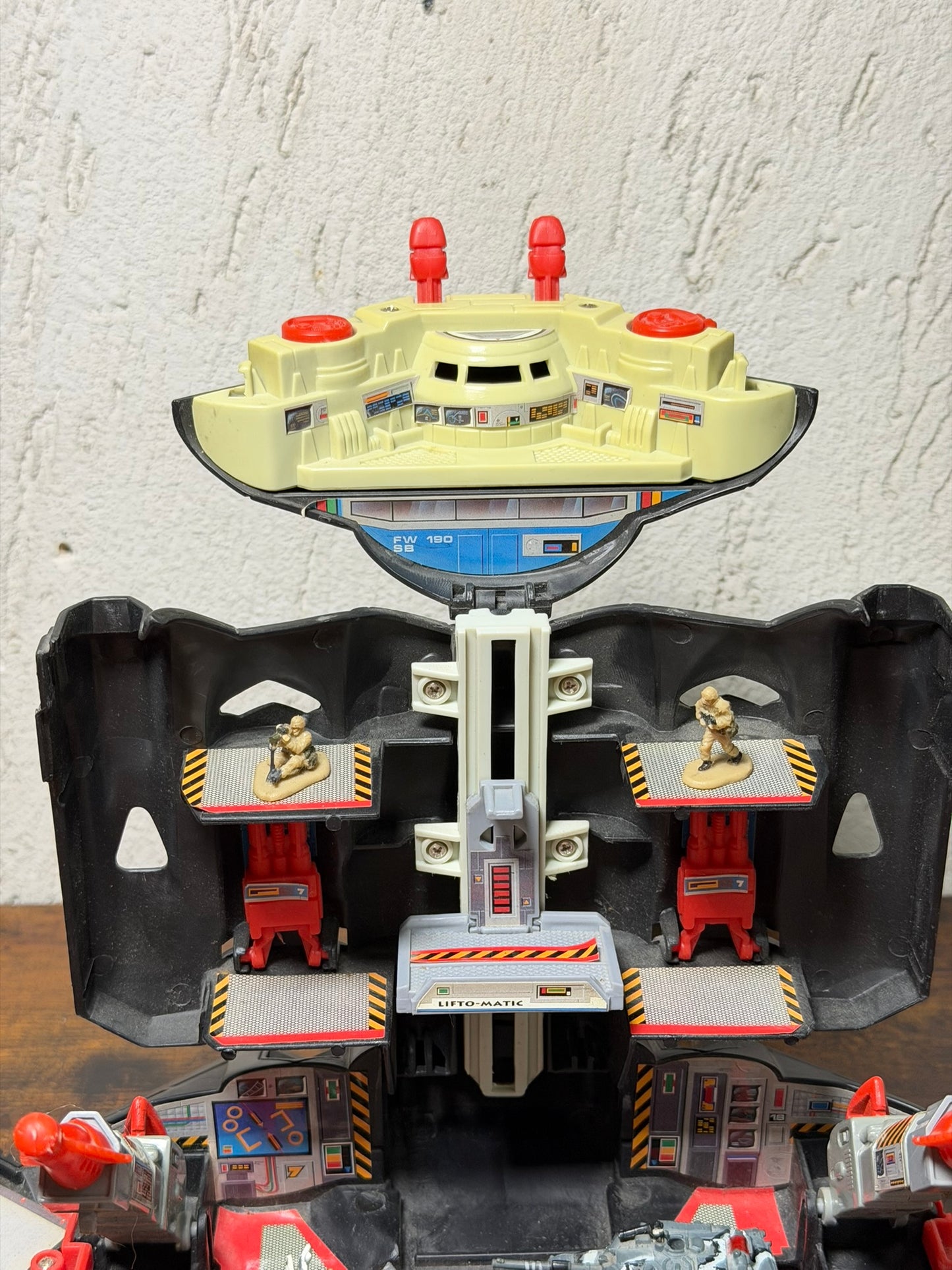 Micro Machines Military Falcon Wing Skybase Playset B2-Spirit Stealth