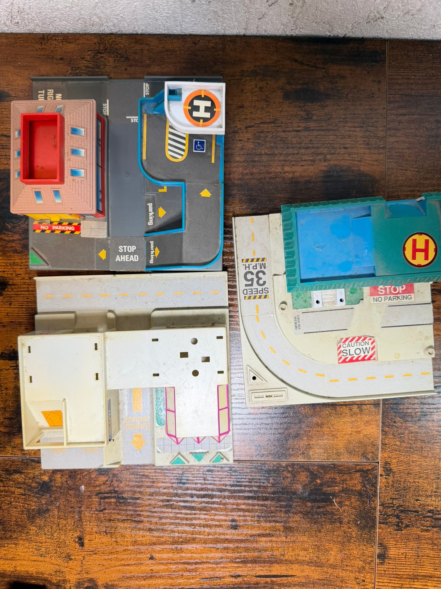 lotto pezzi citta micro machines per pezzi di ricambio