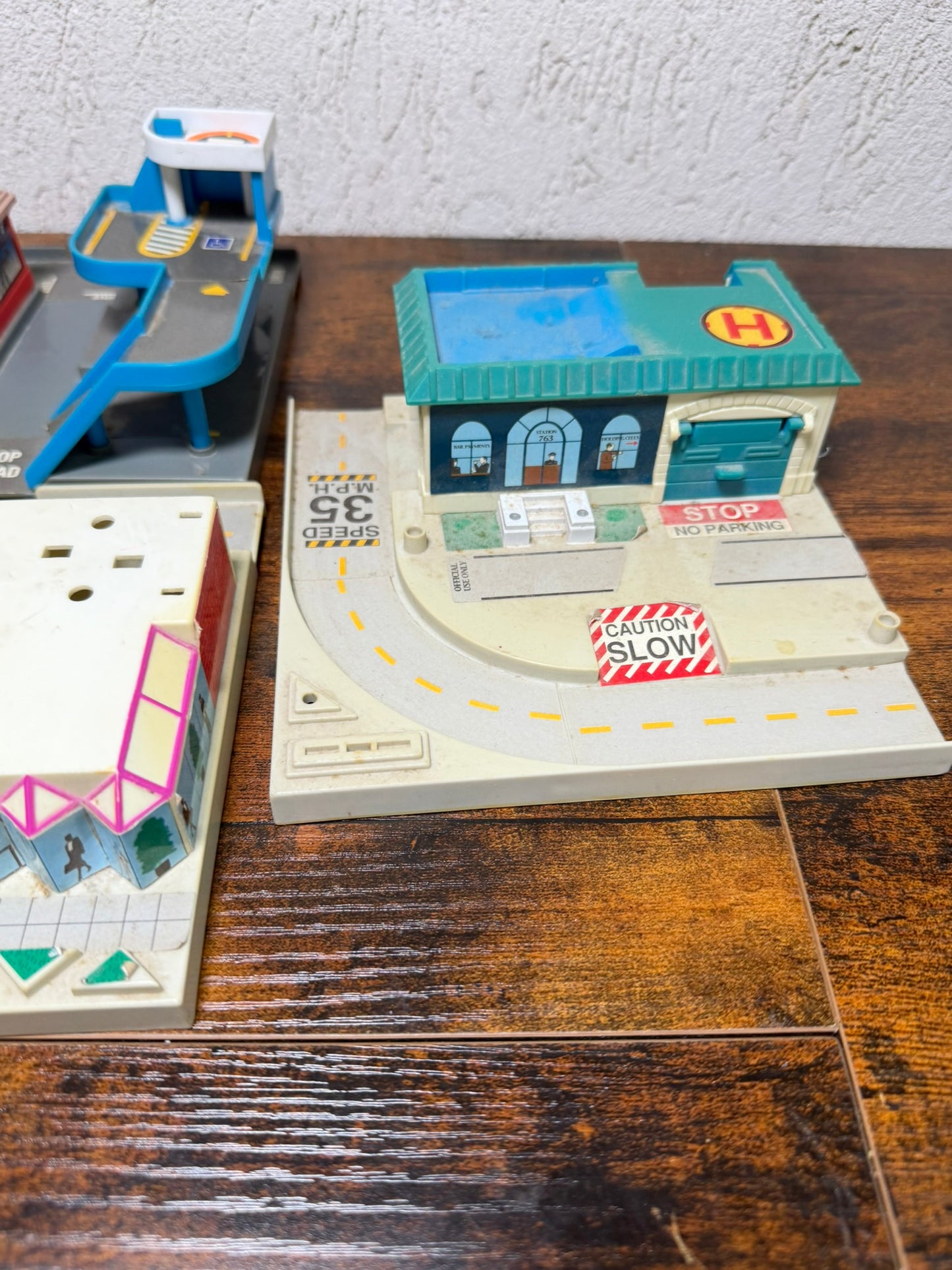 lotto pezzi citta micro machines per pezzi di ricambio