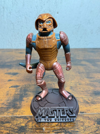 Figurina film He-Man MOTU 1986 Saurod Sparks funziona bene