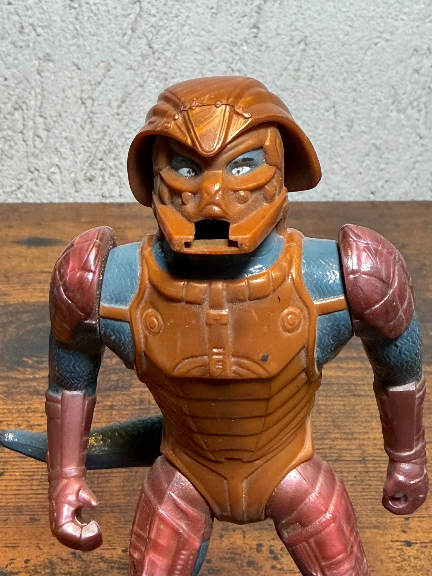 Figurina film He-Man MOTU 1986 Saurod Sparks funziona bene