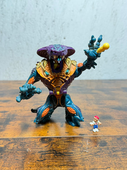 Vintage Bluebird Mighty Max Strikes Pharoah Phang Fang 90s incompleto