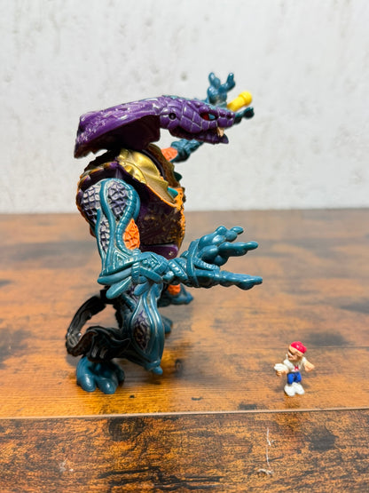 Vintage Bluebird Mighty Max Strikes Pharoah Phang Fang 90s incompleto